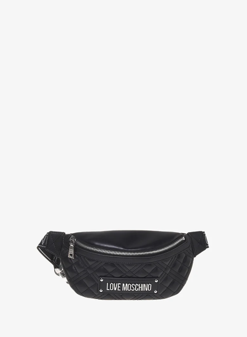 Quilted PU Crossbody Bag